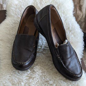 iComfort Leather Loafers, dark brown